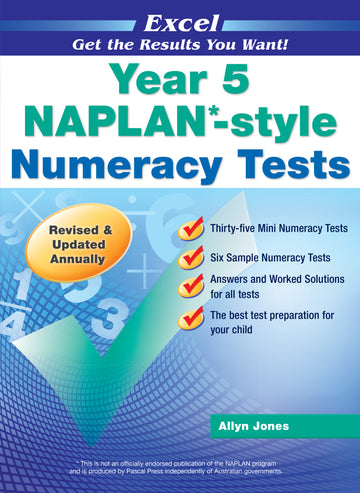 Excel NAPLAN*-style Numeracy Tests Year 5