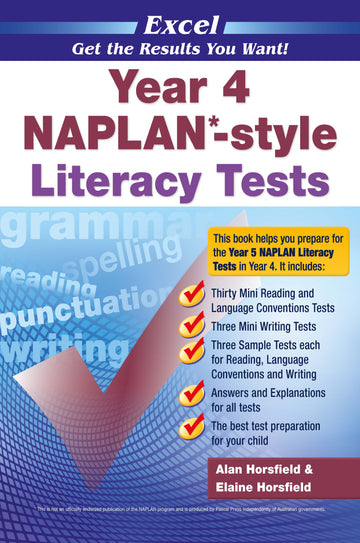 Excel NAPLAN*-style Literacy Tests Year 4