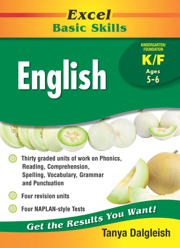 Excel Basic Skills Workbook: English Kindergarten/Foundation