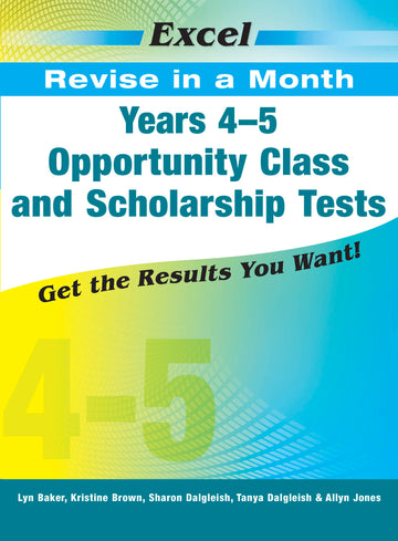 Excel Revise in a Month Opportunity Class and Scholarship Tests Years 4-5 (UE)