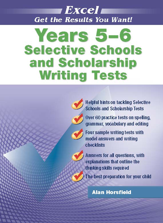 Excel Selective Schools and Scholarship Writing Tests Years 5&6