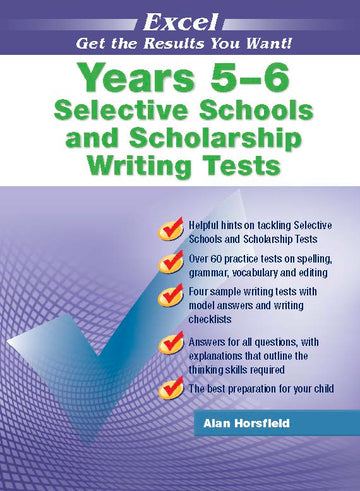 Excel Selective Schools and Scholarship Writing Tests Years 5&6