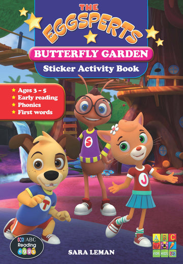 The Eggsperts Sticker Activity Book - Butterfly Garden Ages 3-7