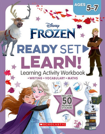 Frozen: Ready Set Learn! Learning Activity Workbook (Disney: Ages 5 - 7 Years)