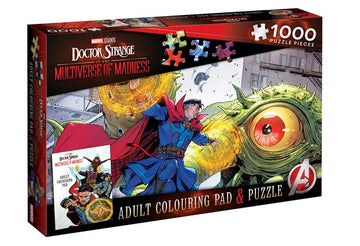 Doctor Strange in the Multiverse of Madness: Adult Colouring Pad & 1000-Piece Puzzle (Marvel)