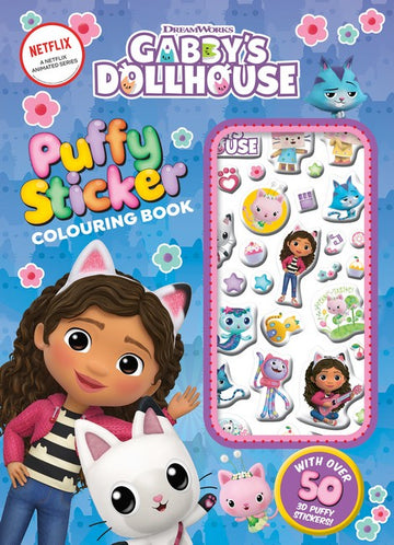 Gabby's Dollhouse: Puffy Sticker Colouring Book (DreamWorks)