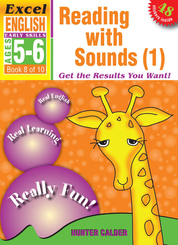 Excel Early Skills English Book 8: Reading with Sounds 1 Ages 5-6