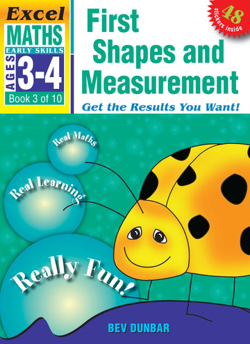 Excel Early Skills Maths Book 3: First Shapes and Measurement Ages 3-4