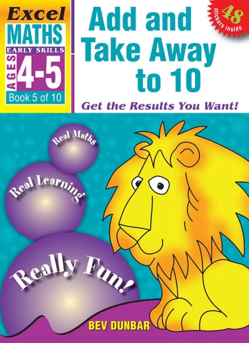Excel Early Skills Maths Book 5: Add and Take Away to 10 Ages 4-5