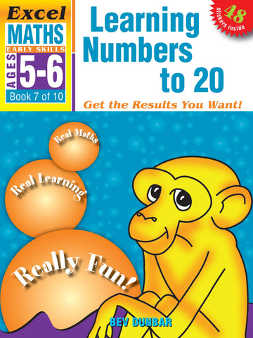 Excel Early Skills Maths Book 7: Learning Numbers to 20 Ages 5-6