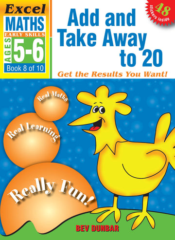 Excel Early Skills Maths Book 8: Add and Take Away to 20 Ages 5-6