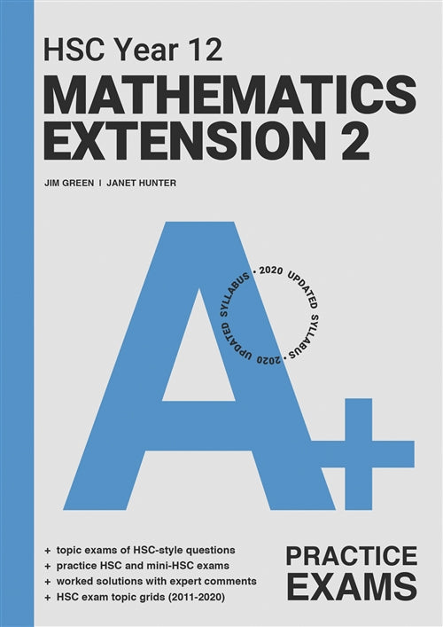 A+ HSC Year 12 Mathematics Extension 2 Practice Exams Book Land AU