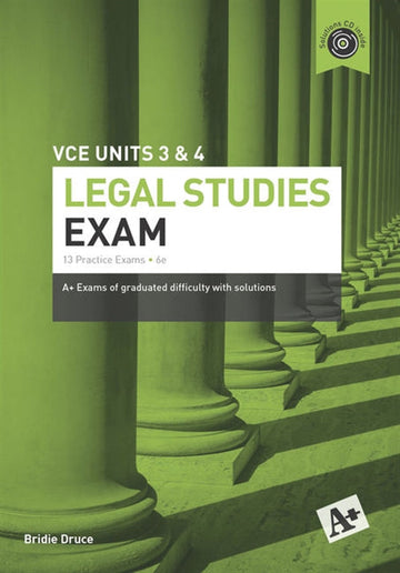 A+ Legal Studies Exam VCE Units 3 & 4 Student Bookok Book Land AU