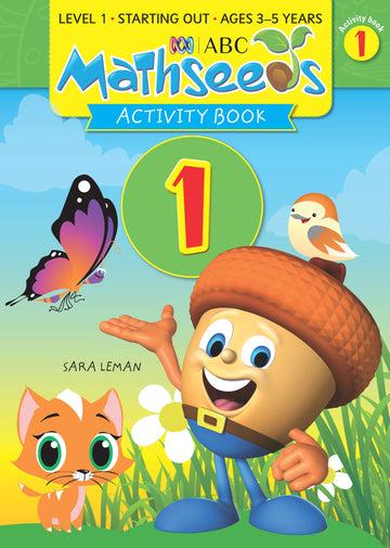 ABC Mathseeds Activity Book 1 Level 1 Ages 3-5 Book Land AU