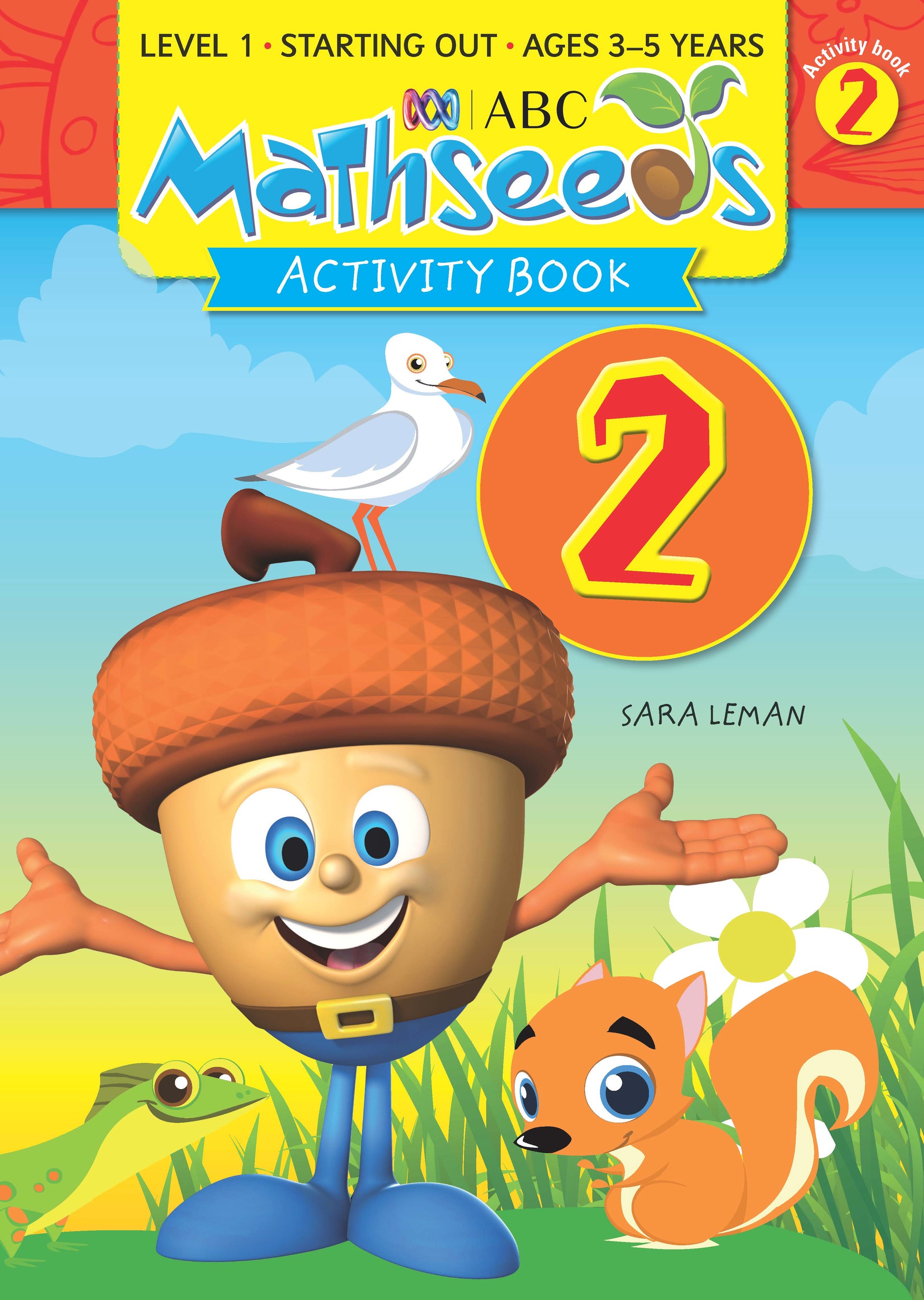 ABC Mathseeds Activity Book 2 Level 1 Ages 3-5 Book Land AU