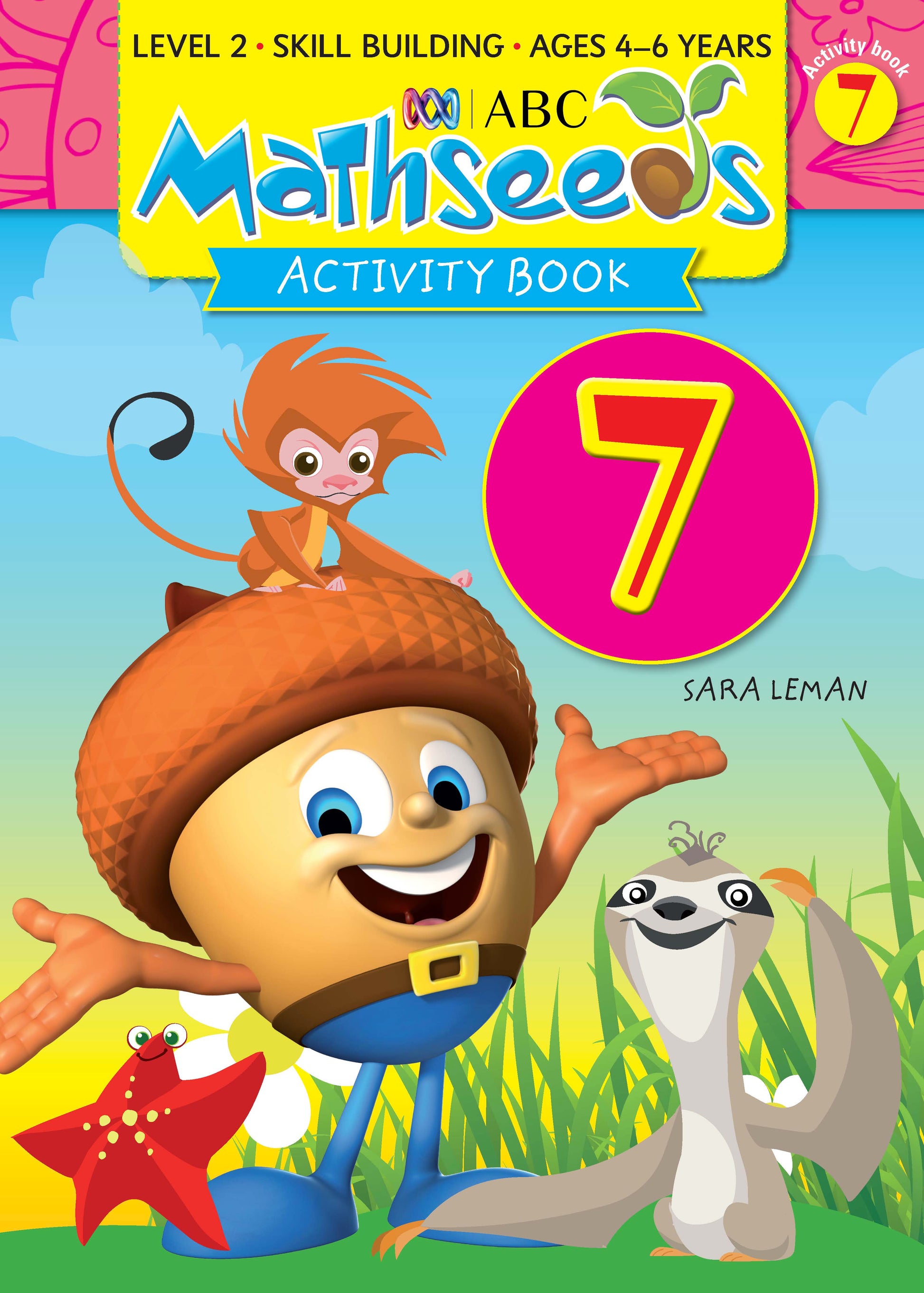 ABC Mathseeds Activity Book 7 Level 2 Ages 4-6 Book Land AU