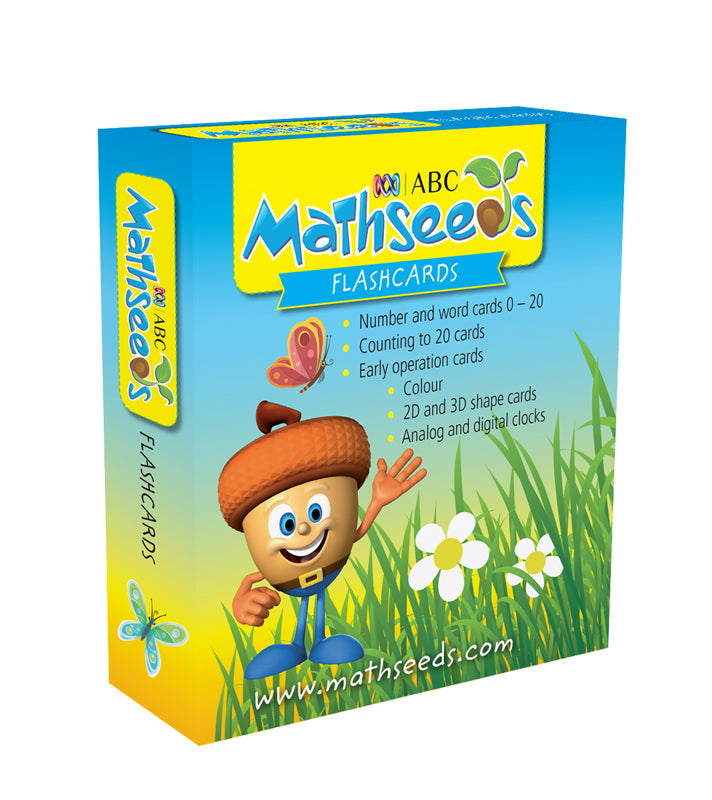 ABC Mathseeds Flashcards Ages 4-6 Book Land AU
