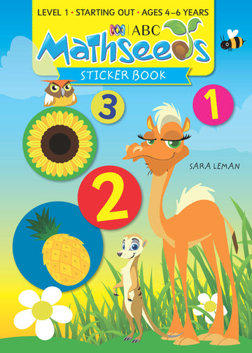 ABC Mathseeds Sticker Book Ages 4-6 Book Land AU