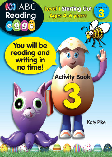 ABC Reading Eggs Level 1 Starting Out Activity Book 3 Ages 4-6 Book Land AU