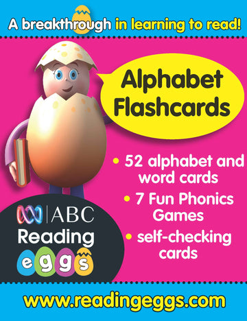 ABC Reading Eggs Level 1 Starting Out Alphabet Flashcards Ages 4-6 Book Land AU