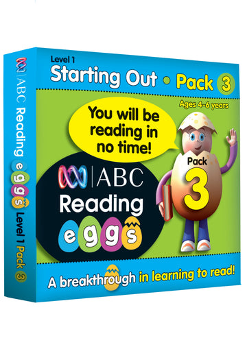 ABC Reading Eggs Level 1 Starting Out Book Pack 3 Ages 4-6 Book Land AU
