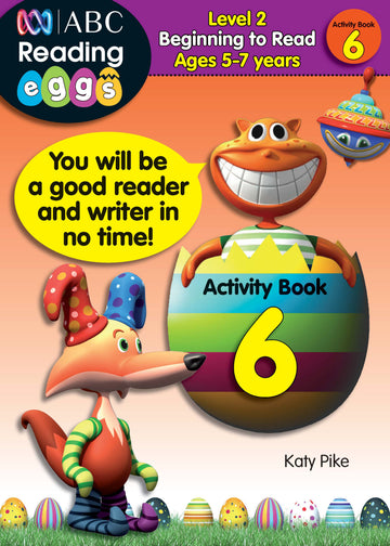 ABC Reading Eggs Level 2 Beginning to Read Activity Book 6 Ages 5-7 Book Land AU