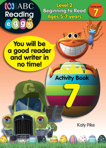 ABC Reading Eggs Level 2 Beginning to Read Activity Book 7 Ages 5-7 Book Land AU