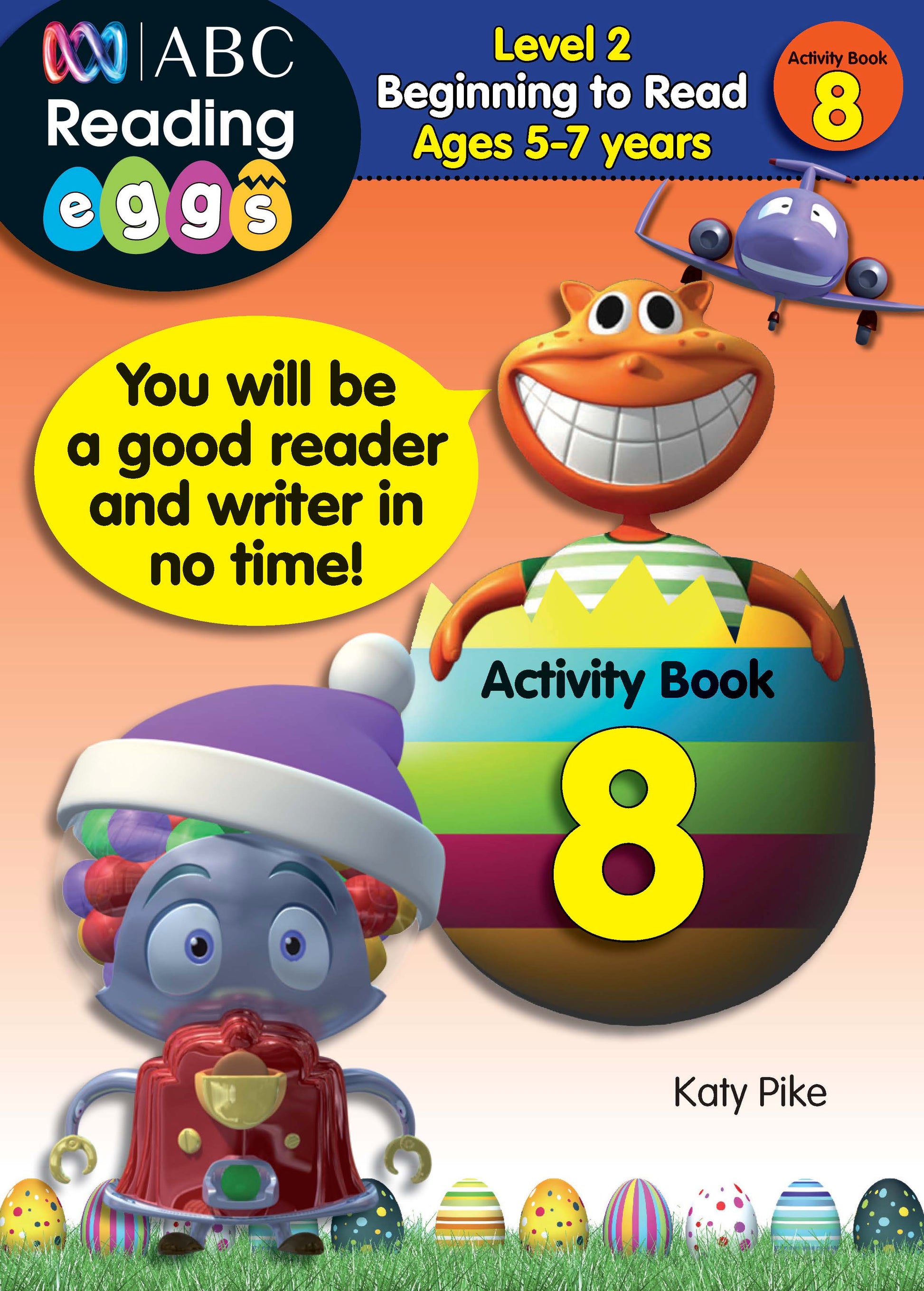 ABC Reading Eggs Level 2 Beginning to Read Activity Book 8 Ages 5-7 Book Land AU