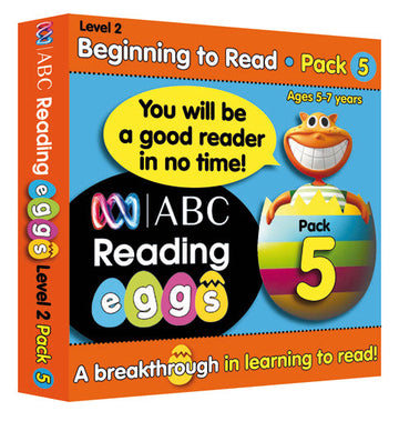 ABC Reading Eggs Level 2 Beginning to Read Book Pack 5 Ages 5-7 Book Land AU