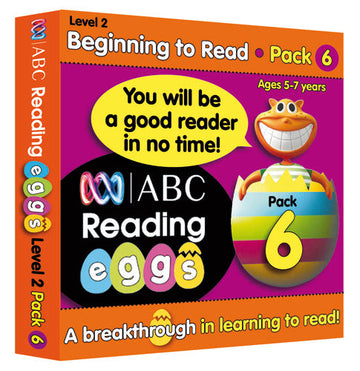 ABC Reading Eggs Level 2 Beginning to Read Book Pack 6 Ages 5-7 Book Land AU