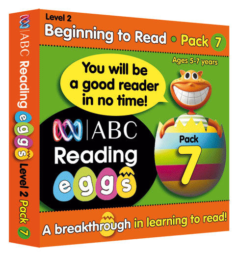 ABC Reading Eggs Level 2 Beginning to Read Book Pack 7 Ages 5-7 Book Land AU
