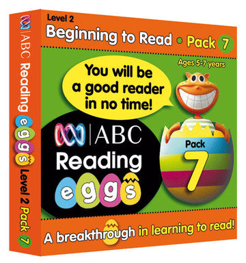 ABC Reading Eggs Level 2 Beginning to Read Book Pack 7 Ages 5-7 Book Land AU