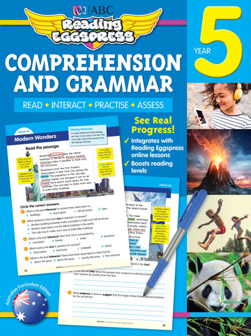 ABC Reading Eggspress Comprehension and Grammar Workbook Year 5