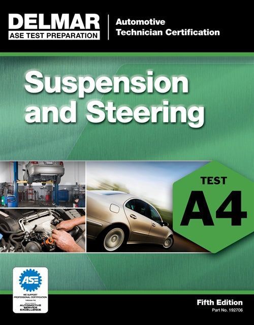 ASE Test Preparation - A4 Suspension and Steering Book Land AU