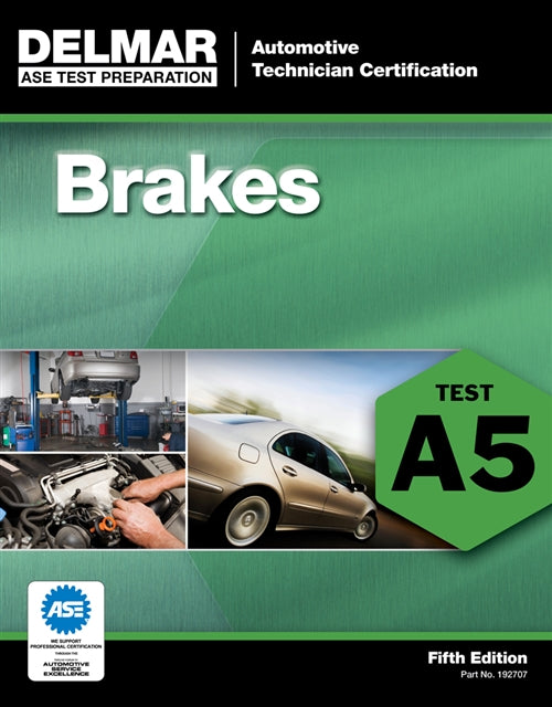 ASE Test Preparation - A5 Brakes Book Land AU