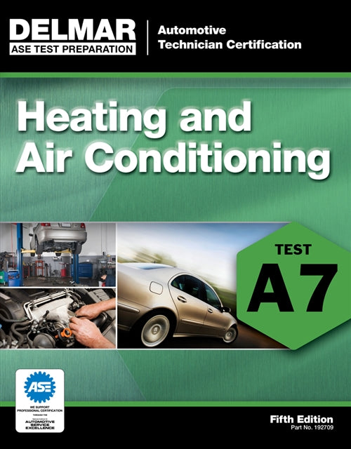 ASE Test Preparation - A7 Heating and Air Conditioning Book Land AU