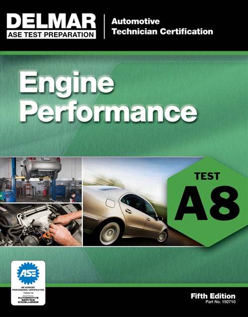 ASE Test Preparation - A8 Engine Performance Book Land AU