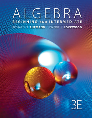 Algebra : Beginning and Intermediate Book Land AU