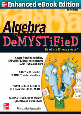 Algebra DeMYSTiFieD, Second Edition Book Land AU