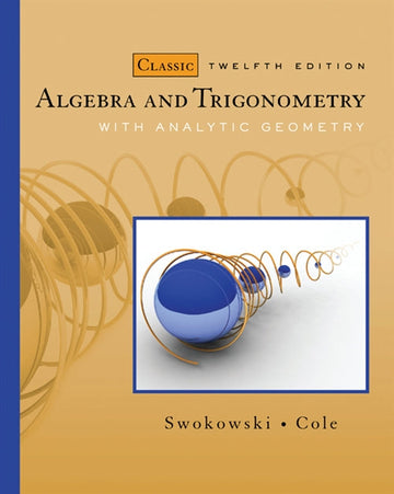 Algebra and Trigonometry with Analytic Geometry, Classic Edition Book Land AU