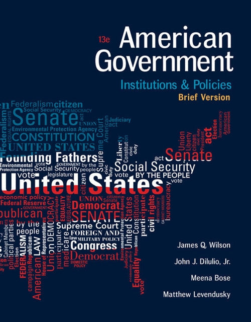 American Government : Institutions and Policies, Brief Version Book Land AU