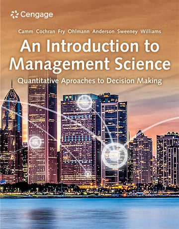 An Introduction to Management Science : Quantitative Approaches to  Decision Making Book Land AU