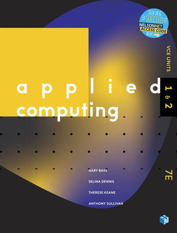 Applied Computing VCE Units 1 & 2 Student Book with 1 Access Code