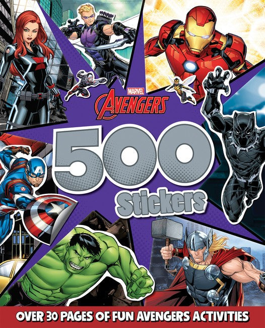Avengers: 500 Stickers (Marvel) Book Land AU
