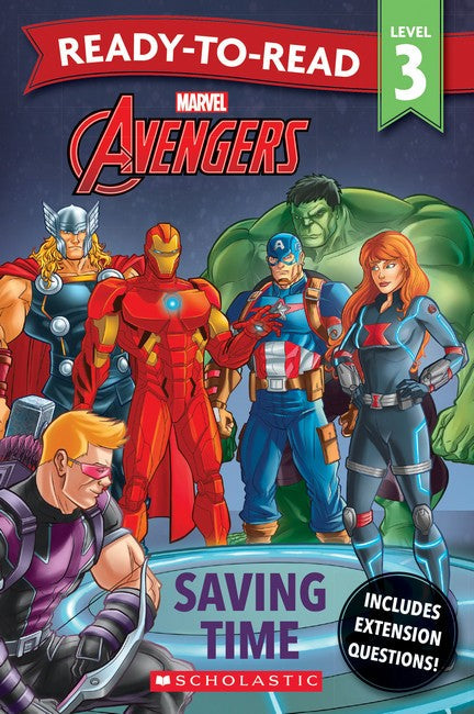 Avengers: Saving Time - Ready-to-Read Level 3 (Marvel) Book Land AU