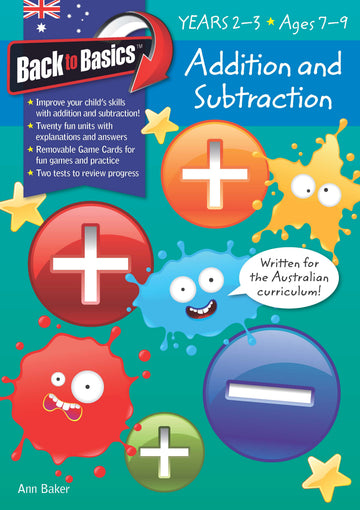 Back to Basics - Addition & Subtraction Years 2-3 Book Land AU