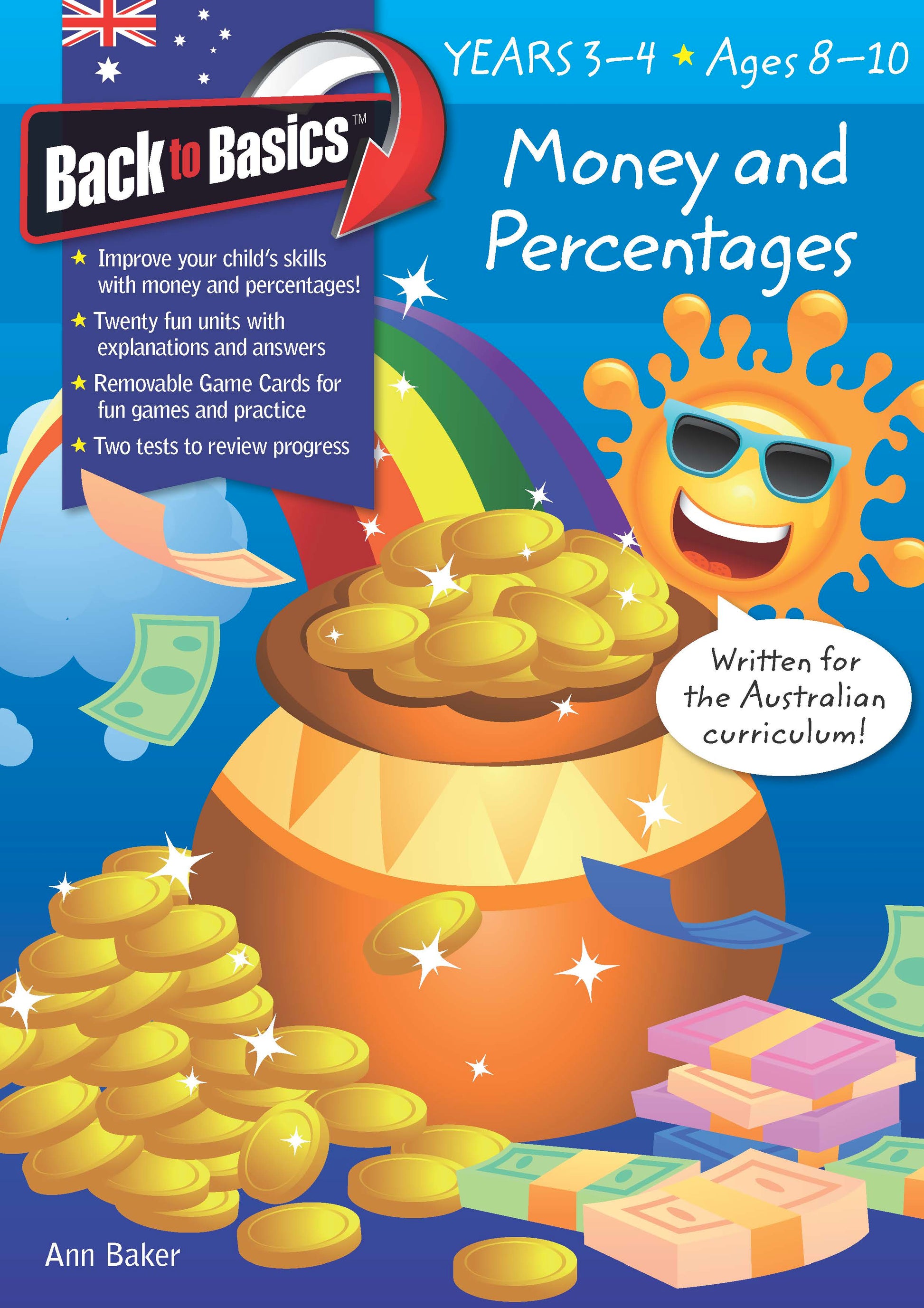 Back to Basics - Money & Percentages Years 3-4 Book Land AU