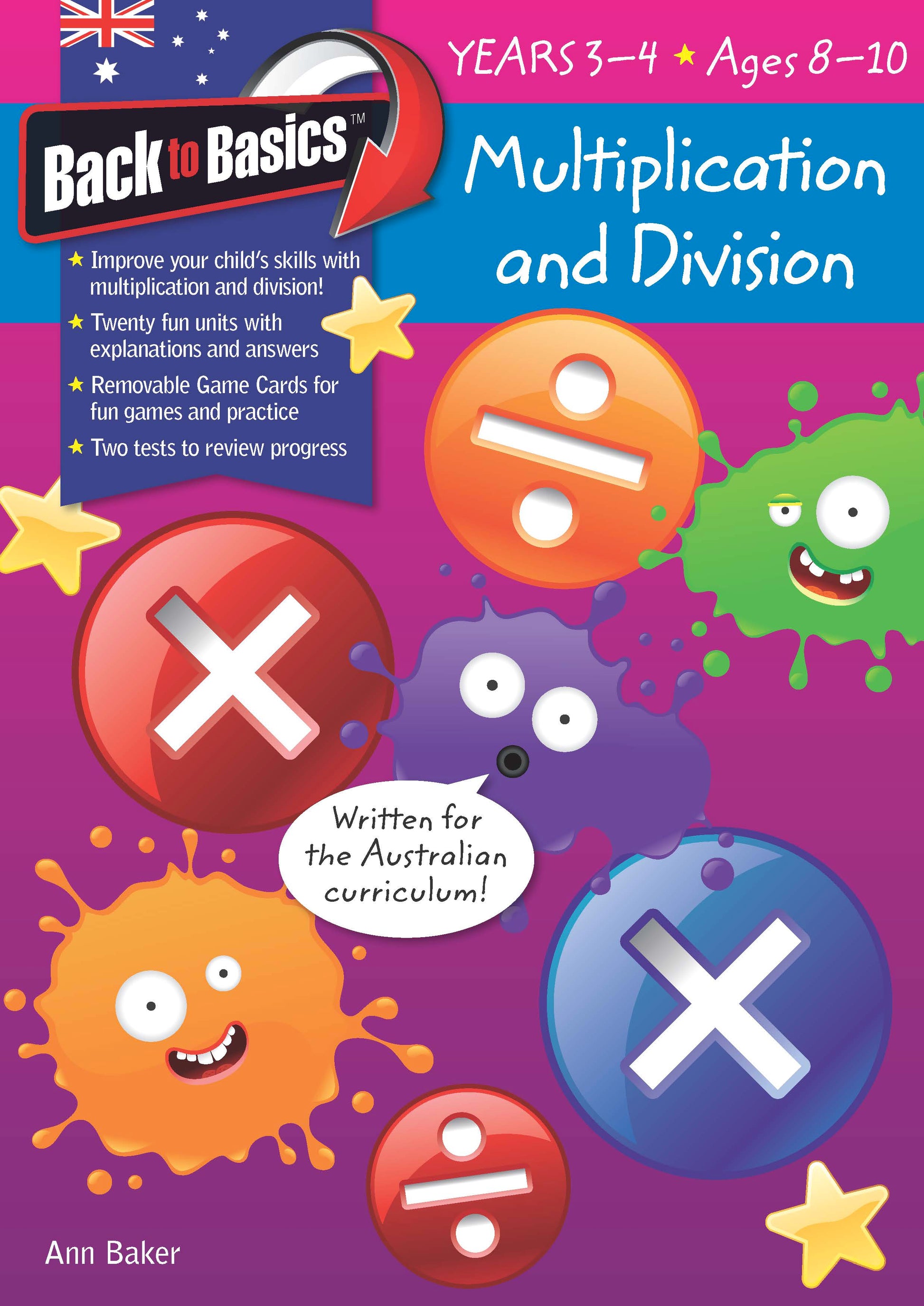 Back to Basics - Multiplication & Division Years 3-4 Book Land AU