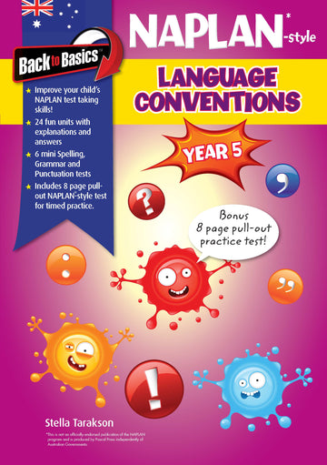 Back to Basics - Year 5 NAPLAN*-style Language conventions Book Land AU