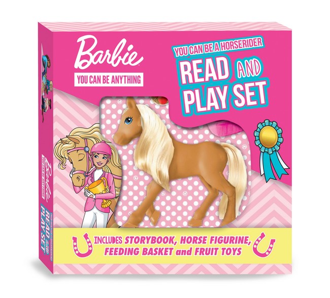 Barbie You Can Be Anything: You Can Be a Horserider Read and Play Set (Mattel) Book Land AU